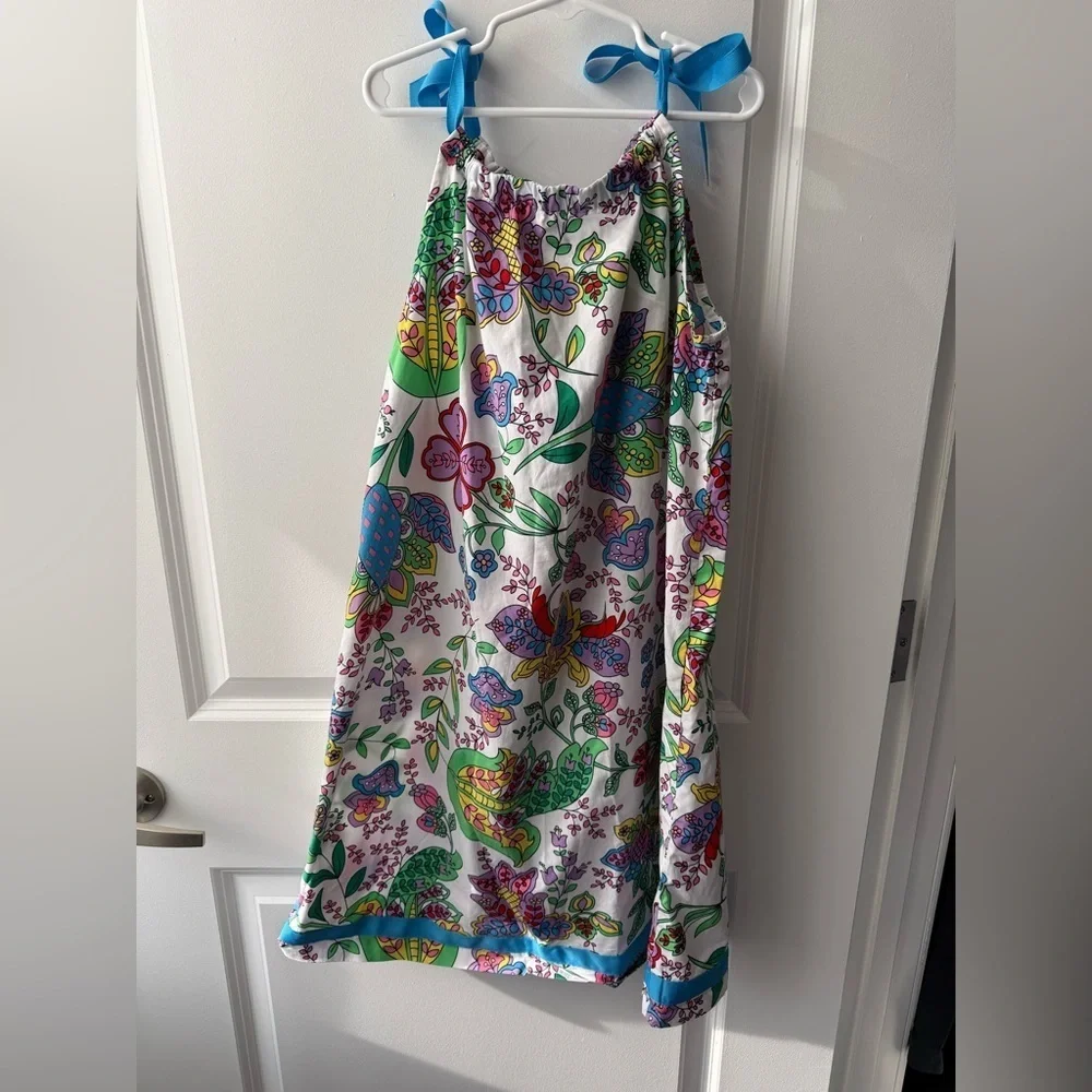 Hanna Andersson Paisley Floral Pillowcase Cotton Dress 150/12
